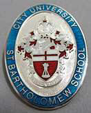 City University and St Bartholemews school of Nursingbadge