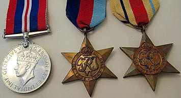 WWII Service Medals 