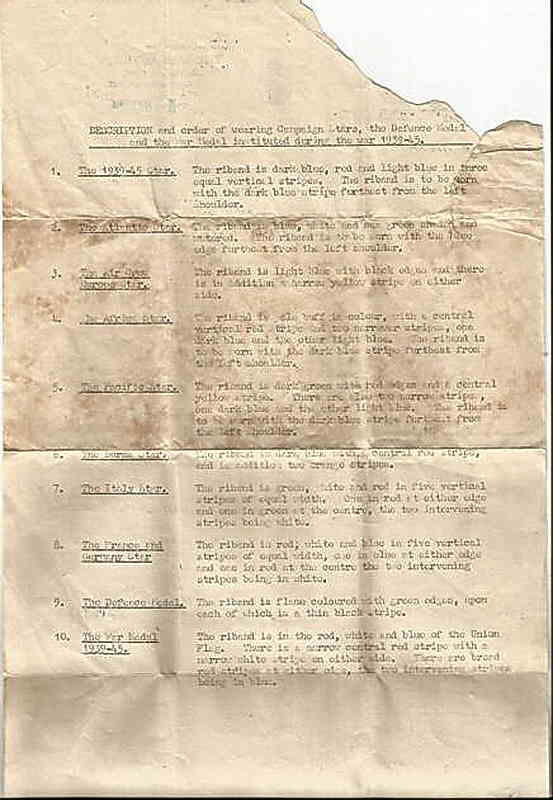 WWII Medal Recipient Letter Page 2