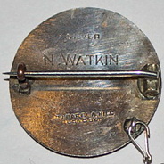 League of St Bartholemew Nurse badge reverse side circa 1930's